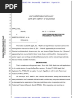 Download Apple v Amazon Order Denying Motion for Preliminary Injunction by steven_musil SN59494852 doc pdf