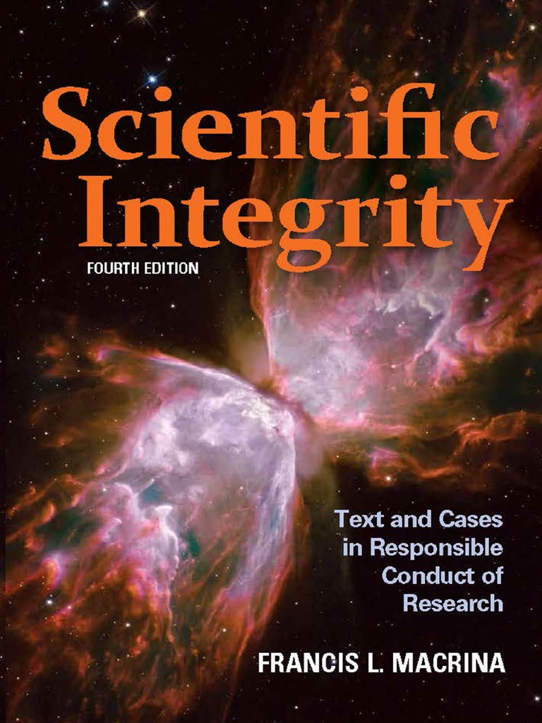 (MARCINA) Scientific Integrity - Text & Cases in Responsible Conduct of  Research, PDF, Institutional Review Board
