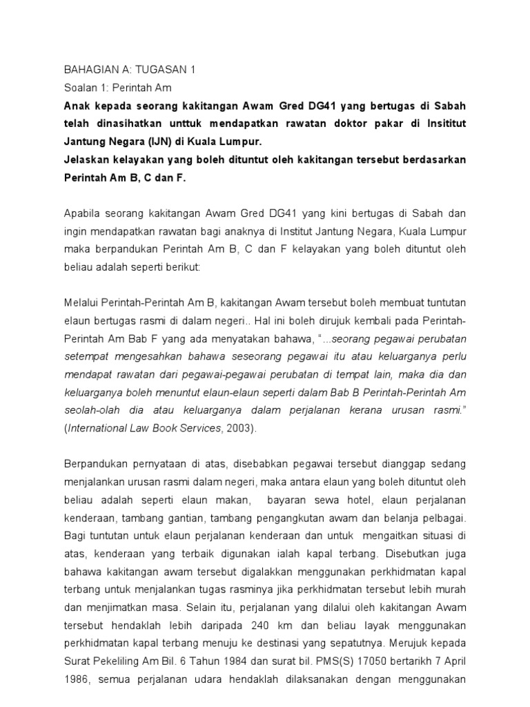 Soalan 1 (Perintah Am)