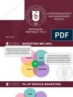 EM Week 4. Part 3. Marketing Mix