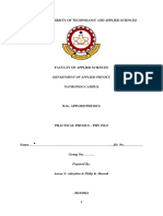 Revised Lab Manual (Physics)