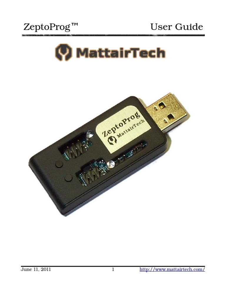 ZeptoProg User Guide | PDF | Parameter (Computer Programming) | Device ...