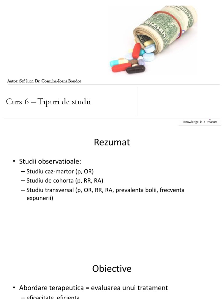 C7 - Tipuri de Studiu | PDF