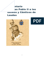 Comentarios de Juan Pablo II a los salmos y canticos de Laudes