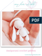 Crochet Micro Bunny Amigurumi PDF Free Pattern - Compressed