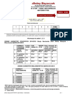 Zdolny Slazaczek Arkusze Finalowe 2017