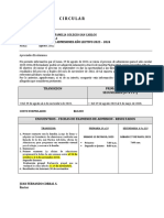 Circular Padres de Familia Admisiones 2023 - 2024