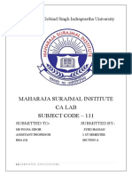 Computer Applications Lab File