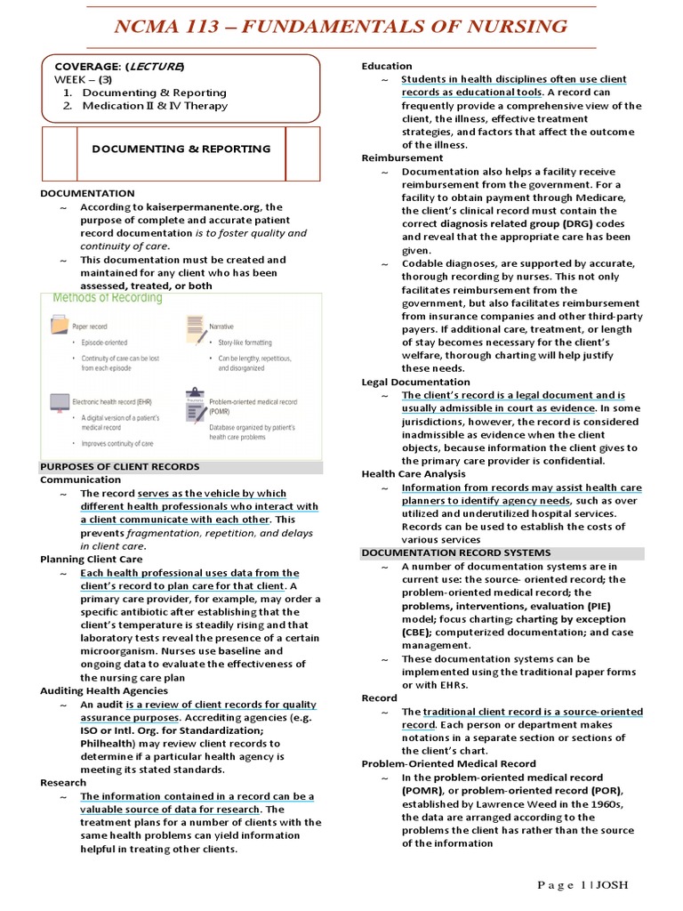Documenting Reporting X Medication II | PDF | Intravenous Therapy 
