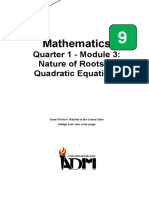 Math9 Q1 Mod3 QuadraticEquation Version3