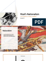 Lesson 6 - Rizal's Nationalism