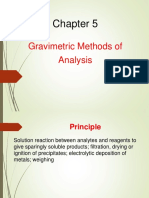 Gravimetric Analysis Methods for Determining Chemical Composition