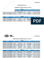 PROGRAMACIÓN No 21 - LIGA SUPERIOR 12VA VERSIÓN