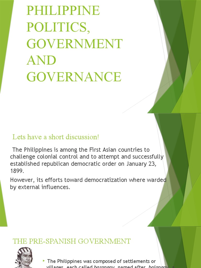 Evolution of Philippine Governance | PDF | Philippines | Spanish Empire