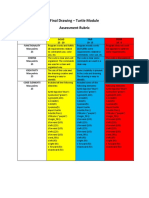 Final Drawing - Turtle Module - Assessment Rubric