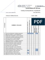 Horario de Clases Nivel Inicial 2022