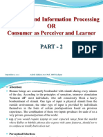 Perceptual Factors Affecting Consumer Buying Process