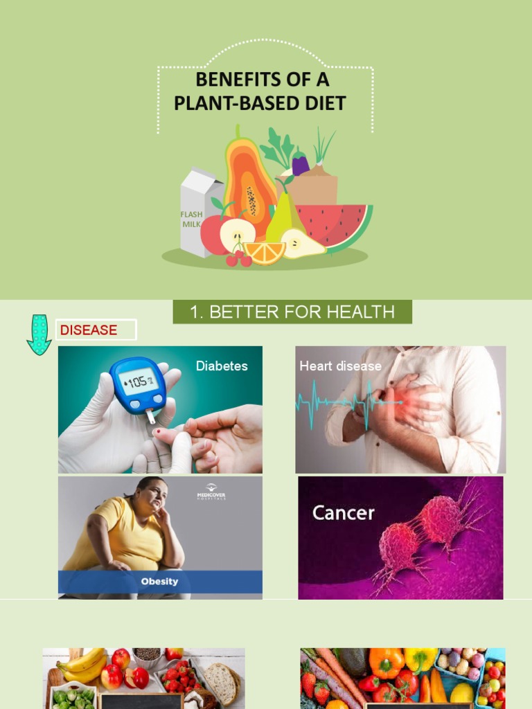 Benefit Plant Based Diet PDF Foods Health Promotion