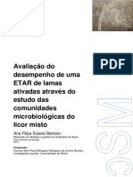 Tese Avaliacao Do Desempenho de Uma ETAR de Lamas Ativadas Atraves Do Estudo Das Comunidades Microbiologicas Do Licor Mi 1