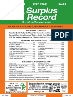 October 2022 Surplus Record Machinery & Equipment Directory