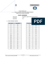 Kunci Jawaban US K13 Paket Cadangan Th. 2022