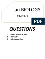 Human Biology Card-3 (May 22)