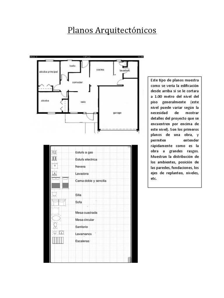 Simbología en Planos Arquitectónicos | PDF