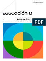Informe Conversaciones para La Educacion Del Futuro