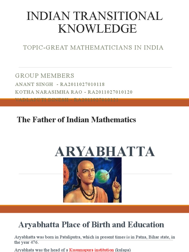 Great mathematicians in india pdf mathematics science