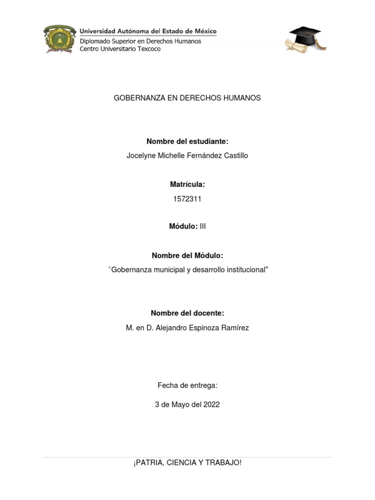 Principios de Gobernanza PDF Derechos humanos Gobernancia