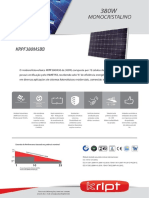 Datasheet - Módulo Fotovoltaico - 380W - KRIPT