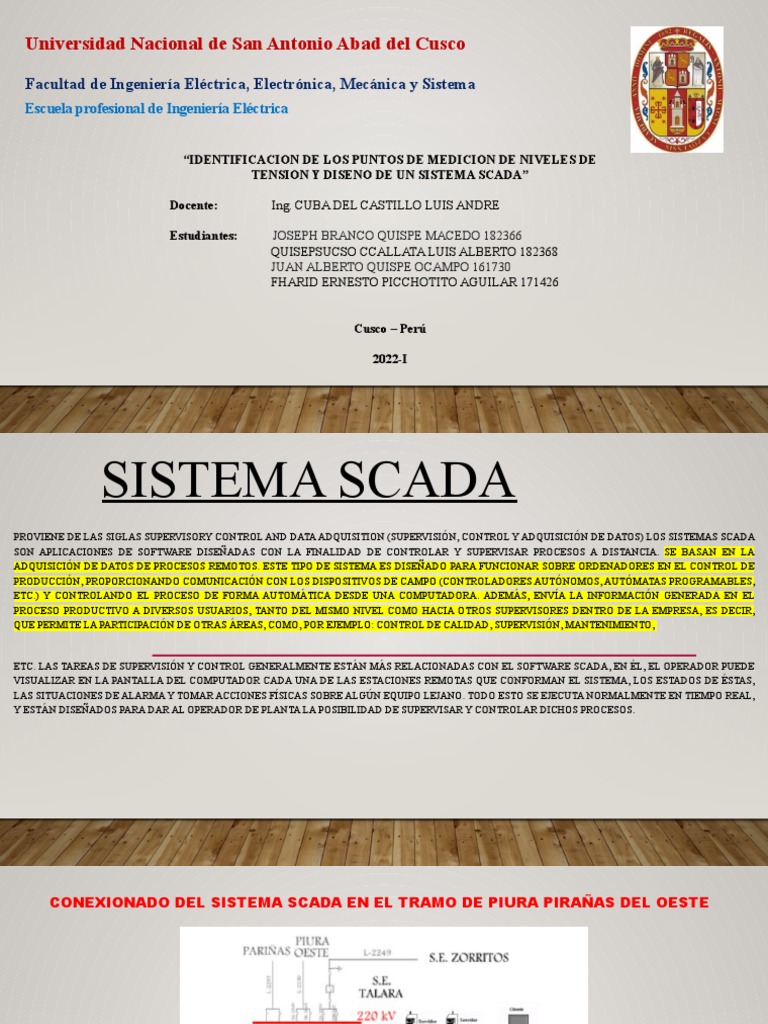Conexionado Sistema Escada | PDF | Scada | Informática