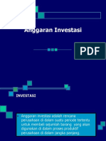 ANGGARAN INVESTASI