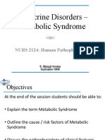 Metabolic Syndrome (Endocrine Disorder)