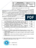 Ministério da Educação - 2o Teste Sumativo de Físico-química - B