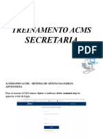 Treinamento ACMS: Guia completo para secretários
