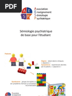 semiologie psychiatrique de base  pour l'étudiant AESP1