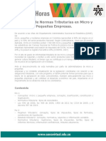 Aplicacion de Normas Tributarias en Micro y Pequenas Empresas