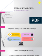 Presentasi by Group 1: Noun (Kata Benda)