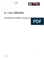 K-TAG Master. Decodificar - Codificar Arquivos para Slave. Versão 1.0