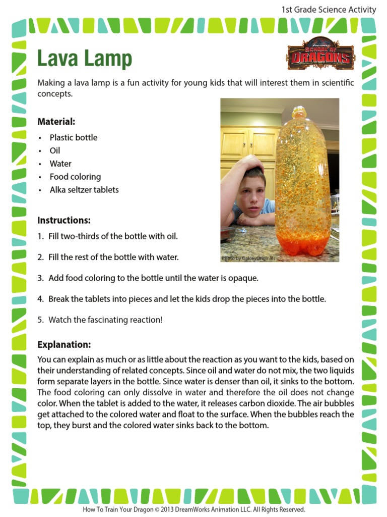 Alka Seltzer Lava Lamp PDF