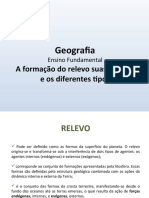 A Formação Do Relevo Suas Formas e Os Diferentes Tipos