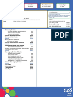 Estructura Forma de Factura de Internet Diseño