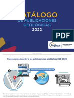 Catalogo de Publicaciones Geologicas 2022 Iige