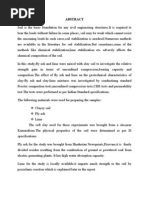 Download Project Report on Soil Stabilization Using Lime and Fly Ash by KUWIN MATHEW SN59503308 doc pdf