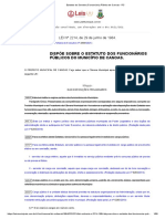 Estatuto dos Servidores Públicos de Canoas