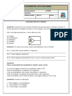 Avaliaçao Final Desenho Geometrico 8 Ano