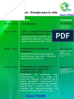 Agenda Conferencia Virtual 3M Energia para La Vida - 15 Septiembre