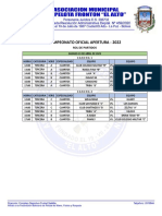 Oficial Fixture 23