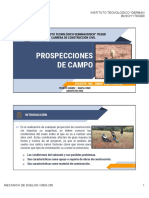 Capitulo 2. Prospecciones de Campo